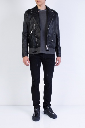Appliqued biker jacket, zdjęcie 2 Appliqued biker jacket od Palm Angels